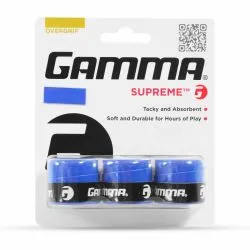 GAMMA Supreme Overgrip (3 Pcs, Blue)