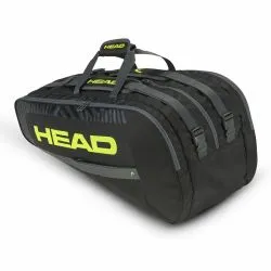 HEAD Base 2023 L Kit Bag (Black/Neon Yellow)