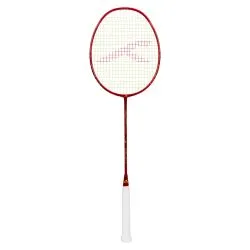 HUNDRED Atomic Air 77 Badminton Racquet (Strung, Red/Gold)