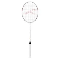 HUNDRED Flutter S Control Badminton Racquet (Unstrung, White/Black)