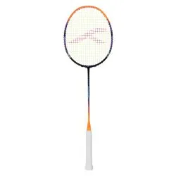 HUNDRED N Ergy 80 Badminton Racquet (Unstrung, Black/Orange)