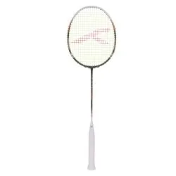 HUNDRED N Ergy 80 Badminton Racquet (Unstrung, Dark Green/White)
