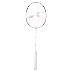 HUNDRED Nuclear 72 Badminton Racquet (Unstrung, White/Red/Black)
