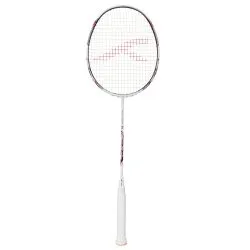 HUNDRED Nuclear 78 Badminton Racquet (Unstrung, White/Red)