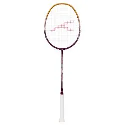 HUNDRED Primearmour 800 Badminton Racquet (Strung, Dark Purple/Gold)