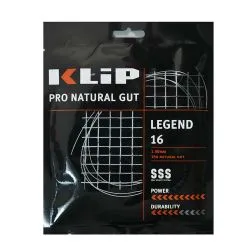 KLIP Legend Natural Gut Tennis String Set (16 / 1.30mm)