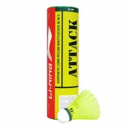LI-NING Attack Badminton Shuttlecock (Yellow)