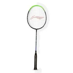 LI-NING G force 3500 Superlite Badminton Racquet (Strung, Black/Green)