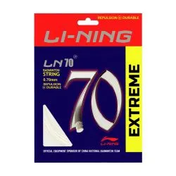 LI-NING LN 70 Extreme Badminton String (White)