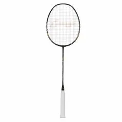 LI-NING Turbo Charging Z Drive Badminton Racquet (Unstrung, Black/Gold)