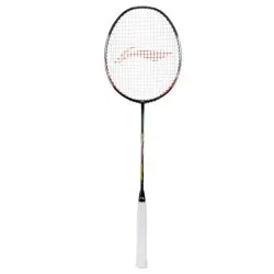 LI-NING Windstorm 72 Badminton Racquet (Black/Charcoal, Unstrung)