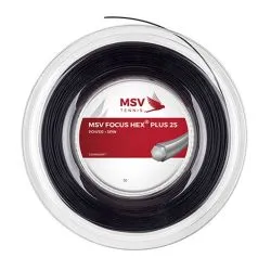 MSV Focus-HEX Plus 25 Tennis Reel (200m) Black