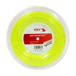 MSV Focus-HEX Tennis Reel (1.23 mm, 200m) Yellow