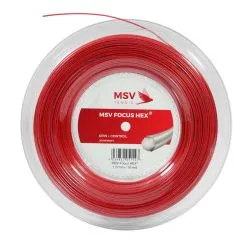 MSV Focus-HEX Tennis Reel (200m) Red