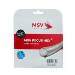 MSV Focus-HEX Tennis String Set (12m) Sky Blue