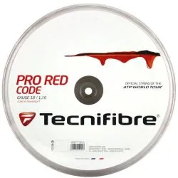 TECNIFIBRE Pro Red Code Tennis String Reel (18 / 1.20mm, 200m)