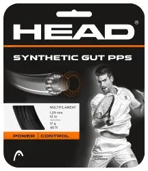 HEAD Synthetic Gut PPS Tennis String Set (17L Black)
