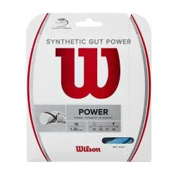 WILSON Synthetic Gut Power Tennis String (Cut From Reel, 16 / 1.30mm) 