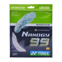 YONEX Nanogy 99 Badminton String (White)