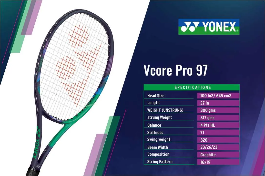Yonex Vcore Pro 97 Tennis Racquet
