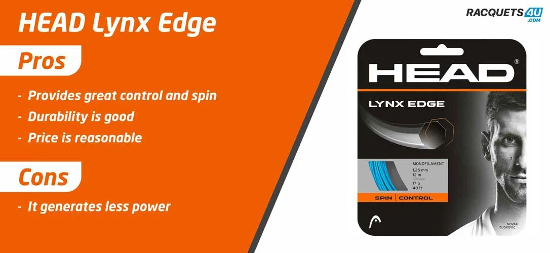 Head Lynx Edge Tennis String - Pros and Cons