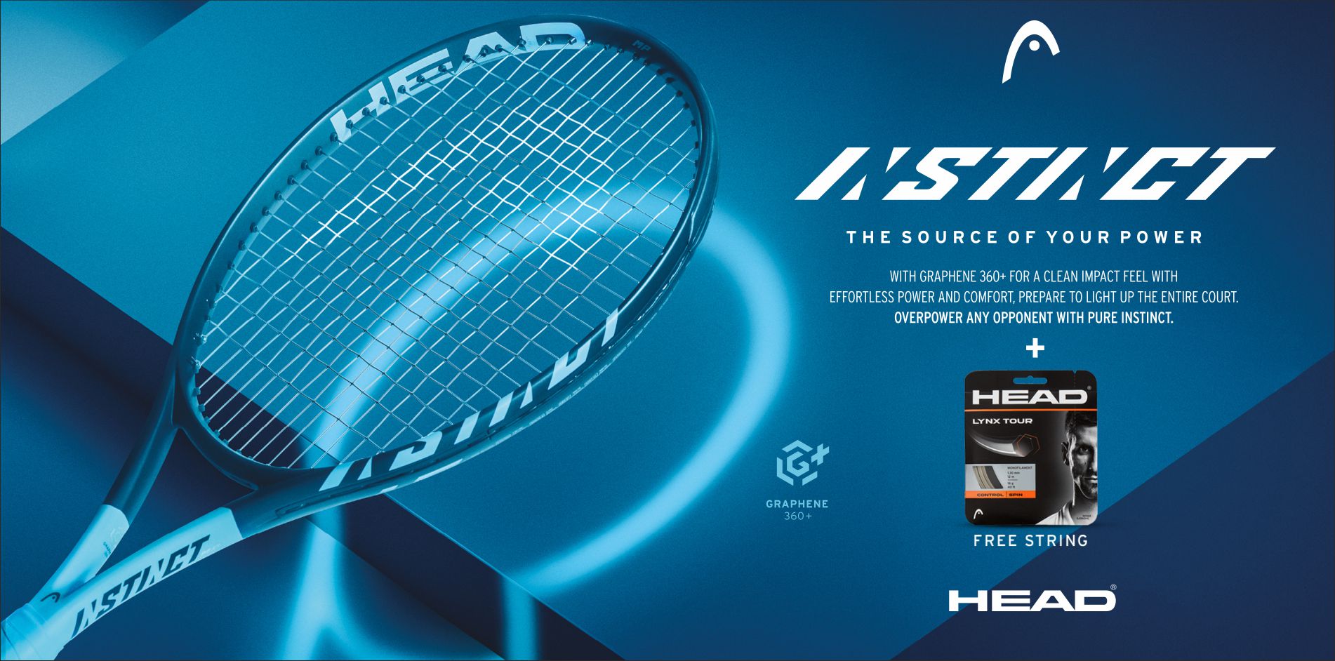 joggen Dierentuin s nachts concept HEAD Instinct Graphene 360+ Tennis Racquet | 2020